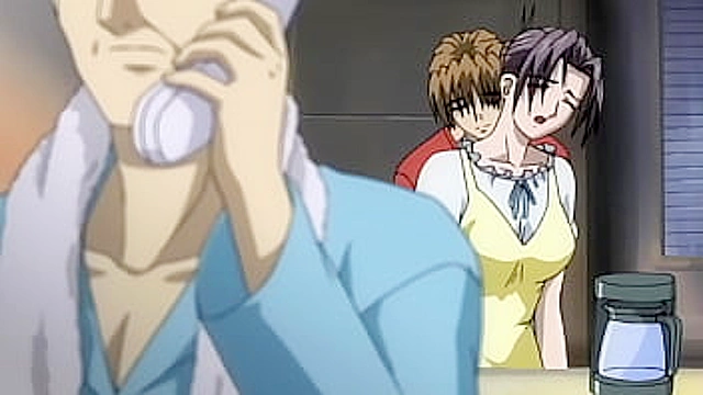 Step StepMom Surprises Son with Seductive Comfort in Forbidden hentai Scene