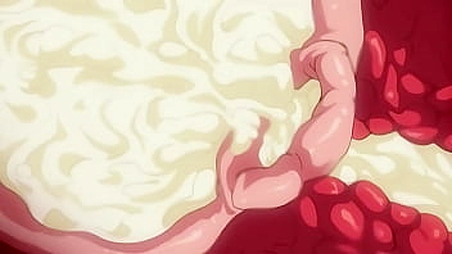 Wild Hentai Threesome Ends in Massive Creampie! Dirty Bitches Get Satisfied