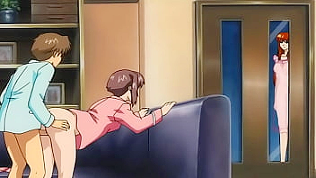 Step StepMom Surprises Stepson and StepStepStepSister in Sizzling STEAMING hentai Encounter