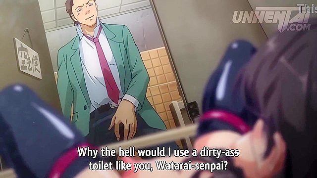 College Bathroom Orgy Explodes with Steamy Hentai Passion