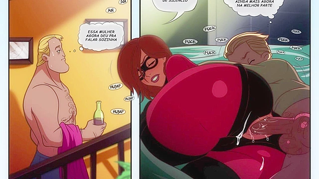 Hot MILF Action Heats Up The Incredibles Parody in Erotic Hentai Comic