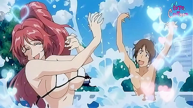 Horny MILF Turns Hilarious Pool Time into Steamy Seduction with Nephew