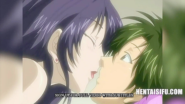 Sultry MILF Anime Seductress Captivates Step-Nephew for Scorching Forbidden Pleasure - Eng Subs