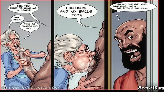 Mature Granny Reveals Her Sexy Side with Intense Hentai MILF Lessons