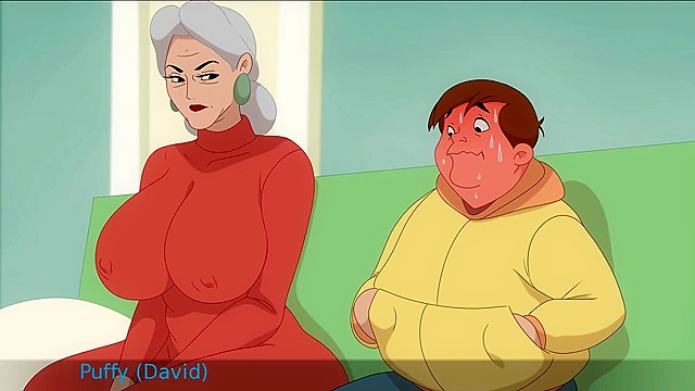 Neighbor Unveils Forbidden Fantasies to hentai StepMom in Steamy Encounter