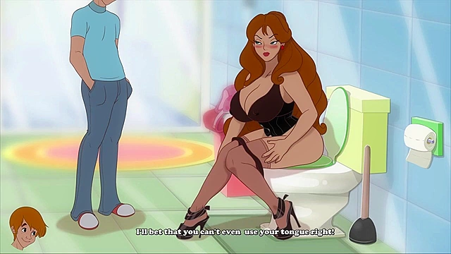 Hentai StepMom Discovers StepMother-In-Law’s Hidden Pleasures in the Bathroom