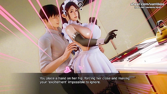 Naughty Waifu Masters Seduction Techniques at College