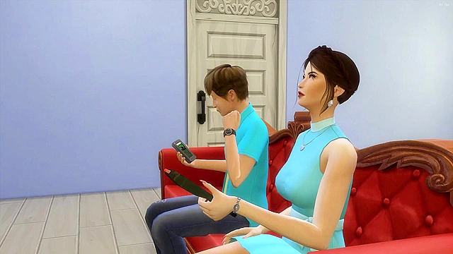 StepStepMom Tempts Her Stepson During Their Private Hotel Getaway Night