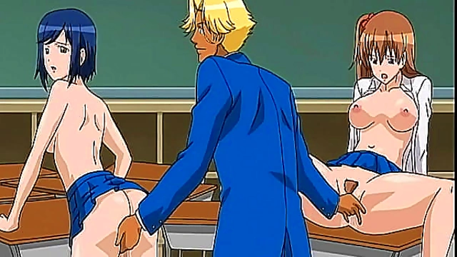 Classroom Fun Turns Steamy with Horny Classmates – Uncensored Hentai Action