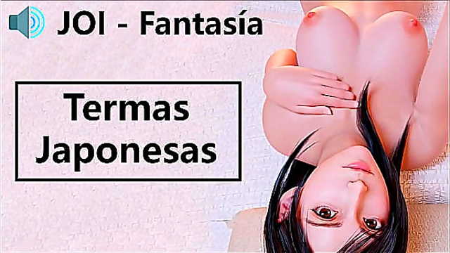 Steamy JOI Hentai Encounter in Traditional Japanese Hot Springs – Spanish Voice