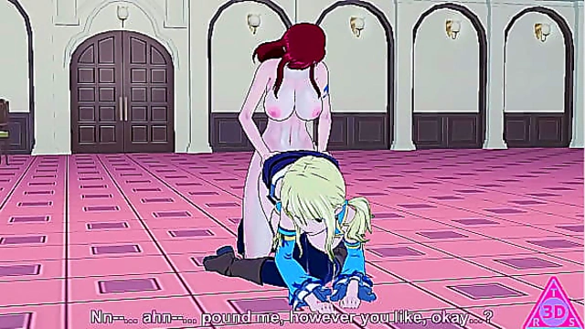 Lucy & Elsa’s Steamy Blowjob Handjob Combo – Horny Hentai Porn Gameplay