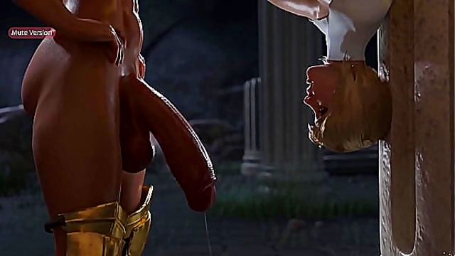 Shemale Dominates Girlfriend in Steamy 3D Futanari Fantasy Fuck Fest