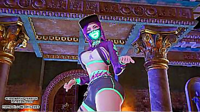 Akalis Sensual K-Pop Hands Up Dance in Stunning 4K Hentai – MEOVV Style