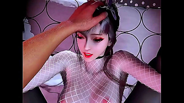 Curvy Cutie Gets Pounded by Busty Buff Bot in Steamy 3D Encounter