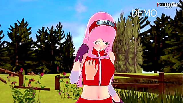 Sakumons Forbidden Desire: Sakura Takes Control in Steamy Hentai Encounter