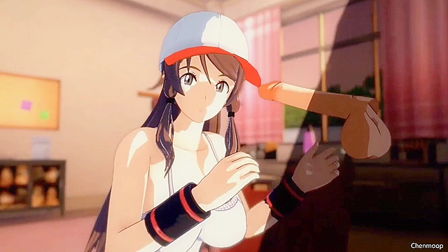 Sexy Anime Babe Engages in Hardcore Virtual World Action