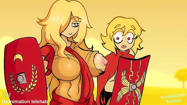 Empress seduces with boob armor in thrilling Roman fantasy adventure