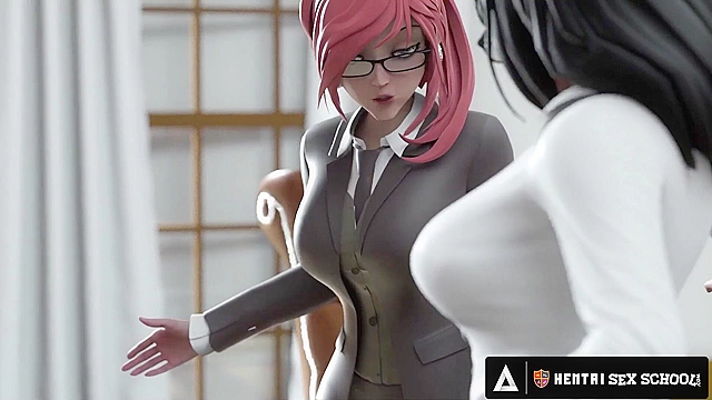 MILF Principal with Big Tits Gives Steamy Creampie to Futanari Student