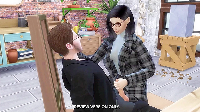 Art Student Discovers Erotic Techniques from Seasoned Instructor