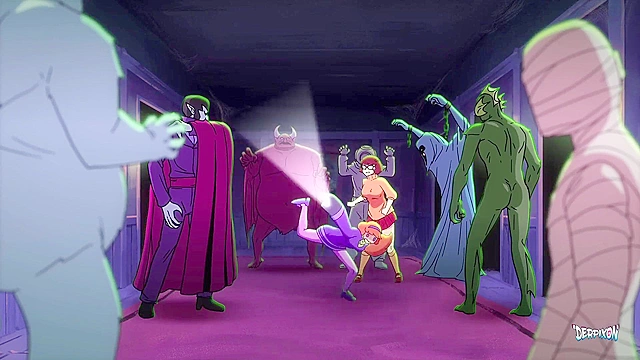 Hot Characters Groove to Steamy Music in Animated Hentai Scene