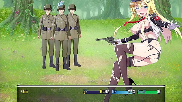 Blonde Teen 18+  Tempt Chris with Naughty Fun During Wild Forest Survival Adventure