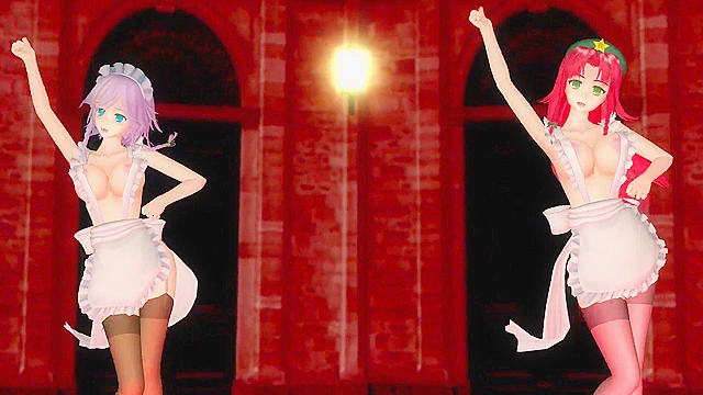 Touhou Girls 18+  Seduce with Steamy Dance Battle in Sexy Anime Showdown