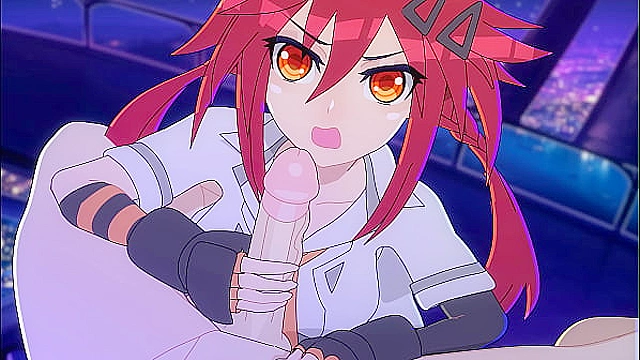 Neptune and Noire Share Intimate StepMoments in Their Orange Heart Adventure