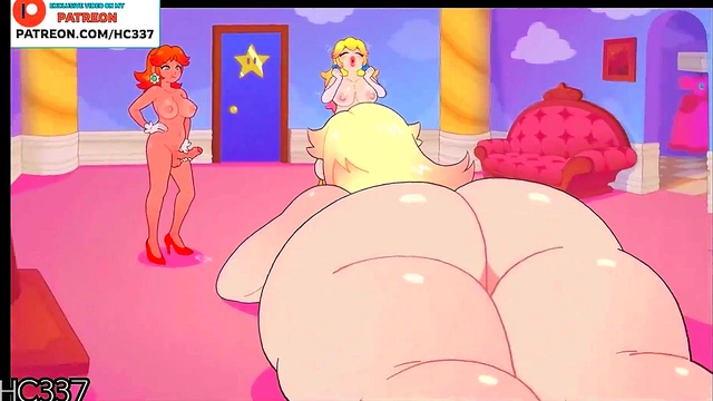 Giantess Futanari Beauty with Huge Tits Rides Cock Wildly for Mind-Blowing Ass Orgasm