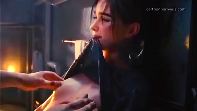 Ellie Enjoys Steamy Hentai Pleasure in Bathroom Shower Scene
