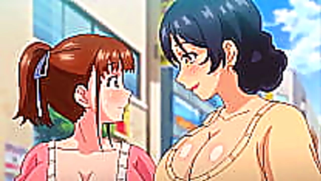 Seductive Milf with Curvy Assets Enjoys Intense Anime-Style Pleasure