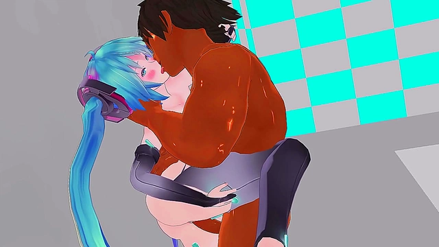 3D MMD Anime Beauty Enjoys Intense Hentai Fun with Massive Member