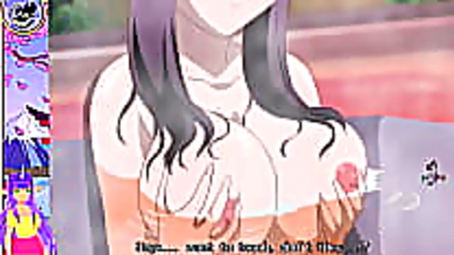 Seductive V-Tuber Brunette Brings Ecstasy in School Days Anime Orgy