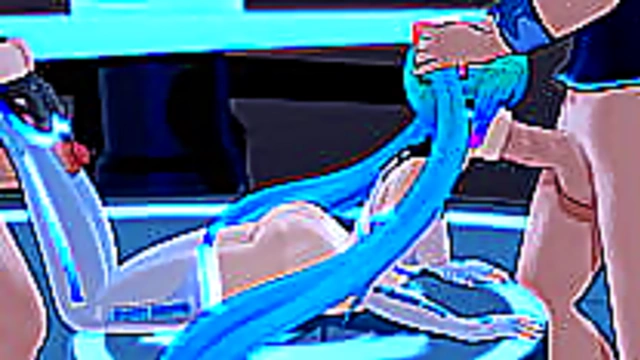 Hatsune Miku Enjoys Intimate Pleasure with Passionate Oral Delights