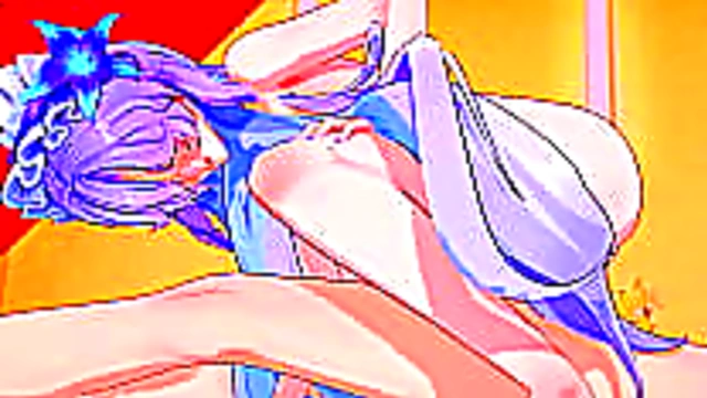 Sensual Anime Beauty Pleasures GiantDick Lover in Intense Wuthering Waves blowjob Scene