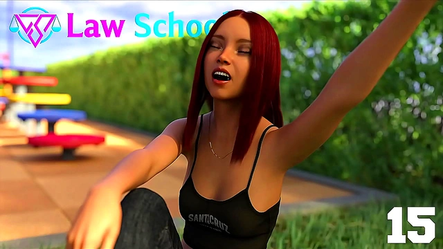 Cute Redhead Law Student Finds Pleasure with Classmate’s Massive Cock