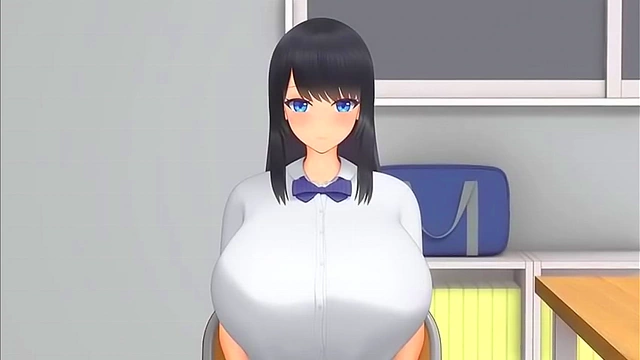 Big-Breasted Student Delivers Mind-Blowing Paizuri Before Wild Doggy Style Ecstasy