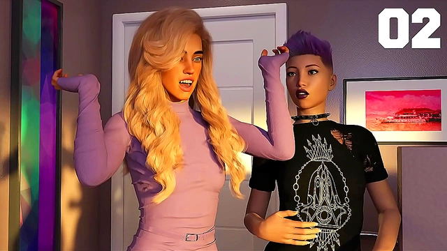 Blonde Teen 18+  Enjoy Hot Afterparty Handjobs Ending in Futa Mouthfuls