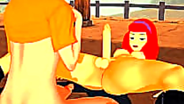 Daphne Pleasures Velma with Futanari Passion in 3D Scooby-Doo Erotic Anime