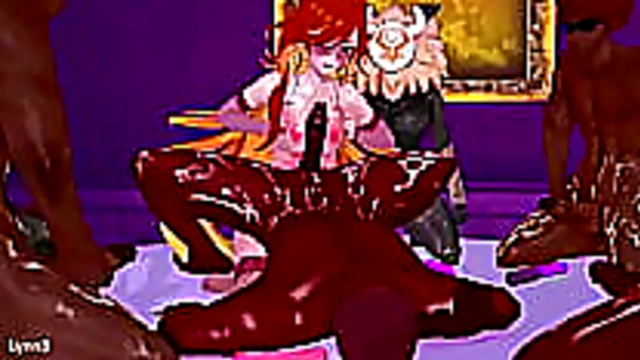 Redhead Anime Beauty Enchants with Seductive Mavuika Ritual Lovemaking