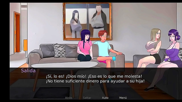 Seductive French MILF Tempts with Sultry Dance for Massive Dick in Busty Anime