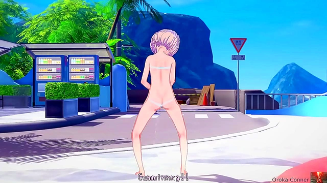 Busty Anime Girls 18+  Dazzles in Costume for Seductive blowjob & Anal Adventures