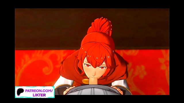Big-Bosomed Anime Beauty Fulfills Her Steamy Hatsukoi Desires