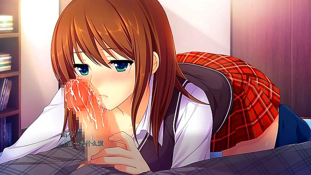 Seductive MMD Anime Babe Tempts with Sultry Kisses and Steamy Fantasies
