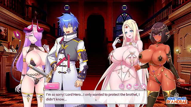 Sultry 3D Anime Stripper Tempts with... for Sensual blowjob